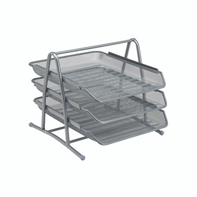 Mesh Letter Tray Portrait FC SLV - -