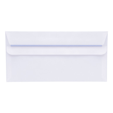 DL Wallet Envelope Sseal WHT PK1000 - -