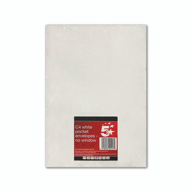 C4 Pkt Env Plsl WHT PK10 FS600423 - -