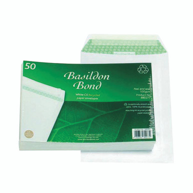 Basildon Env C5 WHT Pocket 100G PK50 - -
