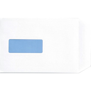 C5 Pkt Env Plsl Wdw 100GSM WHT PK500 - -