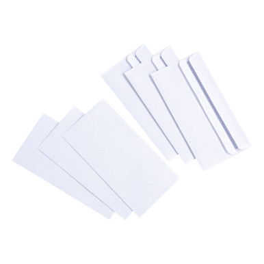 DL Wallet Env Self Seal WHT PK1000 - -