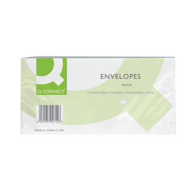 DL Envelope Wal Wdw 100GSM WHT PK500 - -