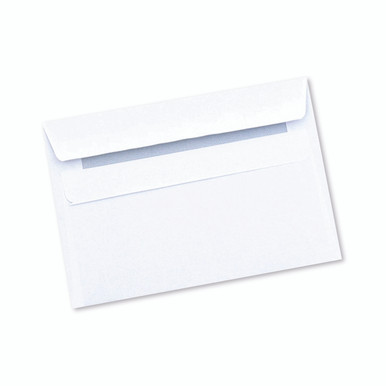 Q-Connect C6 Env Wlt Ss WHT PK1000 - -