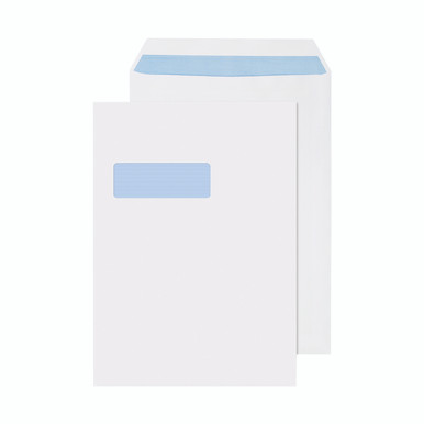 Q-Connect C4 Env Wdw Ss WHT PK250 - -