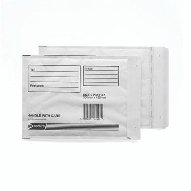 Gosecure Bubble Env Size 9 WHT PK10 - -