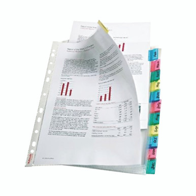 Esselte Index Pockets 12 Tab AST - -