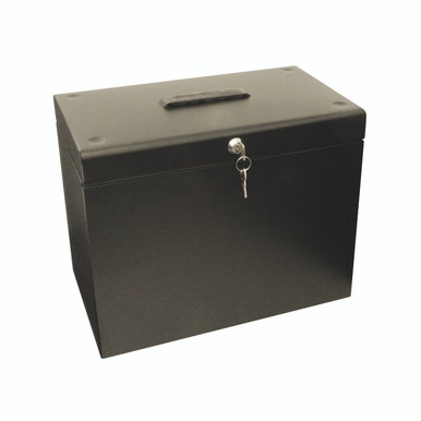 Cathedral A4 File Box Black A4BK - -