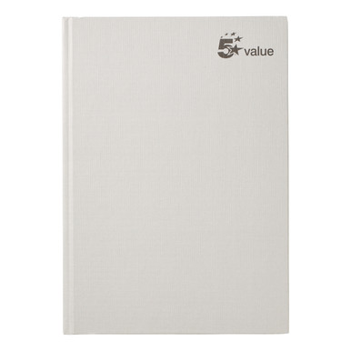 Casebound Notebook Rld 192PG A4 PK5 - -