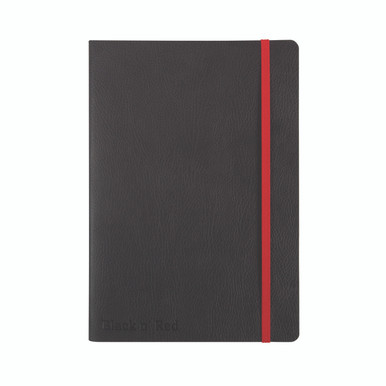 Black N Red Soft Cover Notebook A5 - -