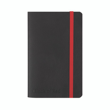 Black N Red Soft Cover Notebook A6 - -