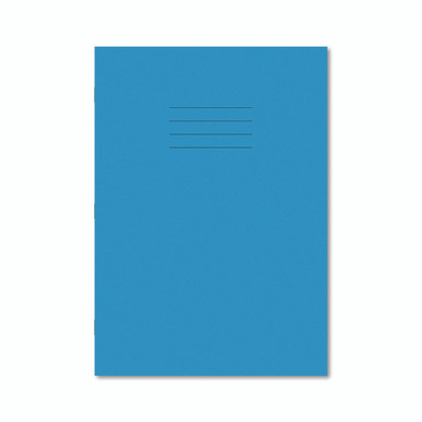 Exr Book 8MM Lined 80P A4 L/BLU PK50 - -