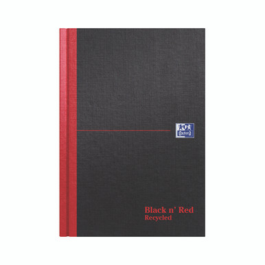 Black N Red Hb Recy Rule Ntbk A5 PK5 - -
