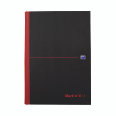 Black N Red Hb Ruled Notebook A4 PK5 - -