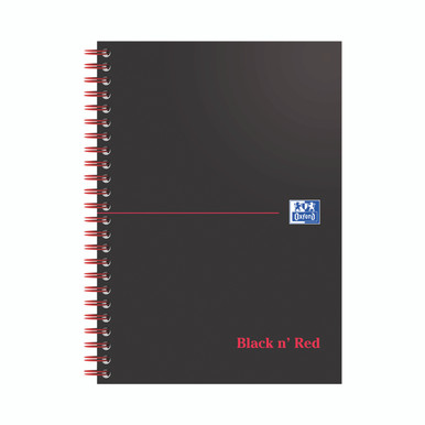 Black N Red Wire Rule Notebk A5 PK10 - -