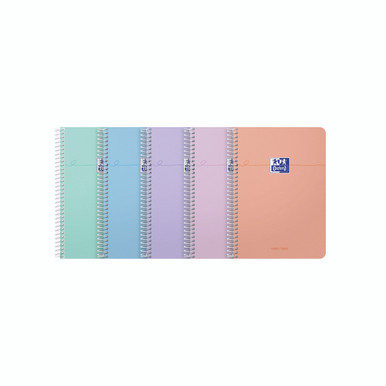 Oxford Smart Pastel Ntbk A5 AST PK5 - -