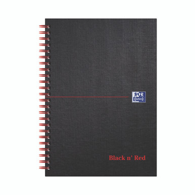 Black N Red Wire Hb Notebook A5 PK5 - -
