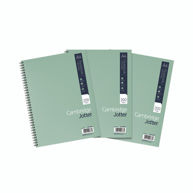Cambridge Jotter Notebk A4 200P PK3 - -