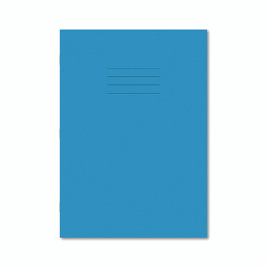 Exr Book 10MM Sq 80PG A4 L/BLU PK50 - -