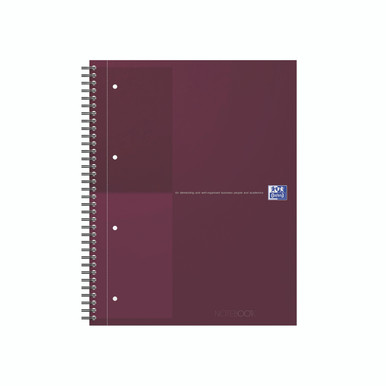 Oxford Hdbk Wbnd Nbk A4+ Red - -
