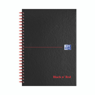 Black N Red Wire A-Z Notebook A5 PK5 - -