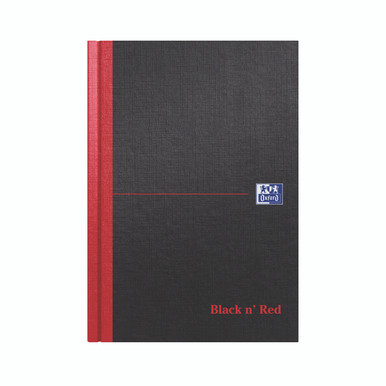 Black N Red Single Cash Book A5 PK5 - -