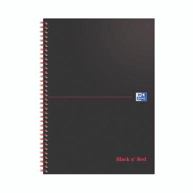 Black N Red Wire Notebook A4 PK10 - -