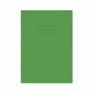 Exr Book 8MM Lined 80P A4 L/GRN PK50 - -