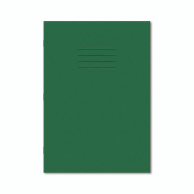 Exr Book 8MM Lined 80P A4 D/GRN PK50 - -