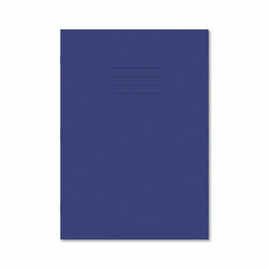 Exr Book 8MM Lined 80P A4 D/BLU PK50 - -