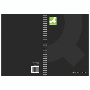 Qconnect Wirebound A5 Hback BLK PK3 - -