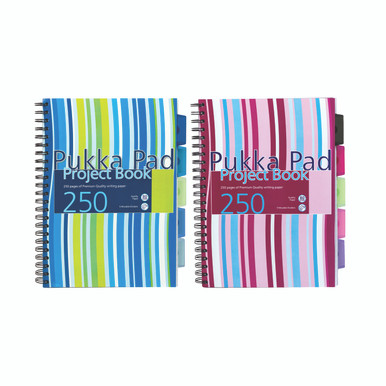 Pukka Project Book A4 BLU Pnk PK3 - -