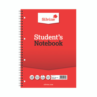 Silvine Students Notebook A4 PK12 - -