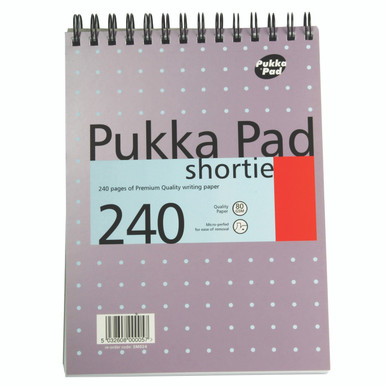 Pukka Wrebnd Notepad 240PG Gold PK3 - -