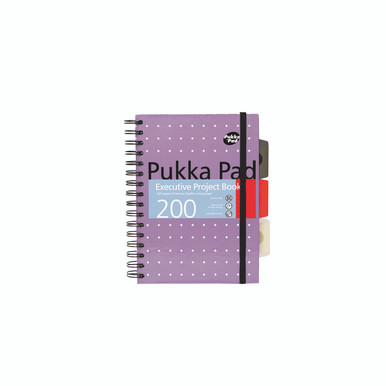 Pukka Exec Ruled Project Book A5 PK3 - -