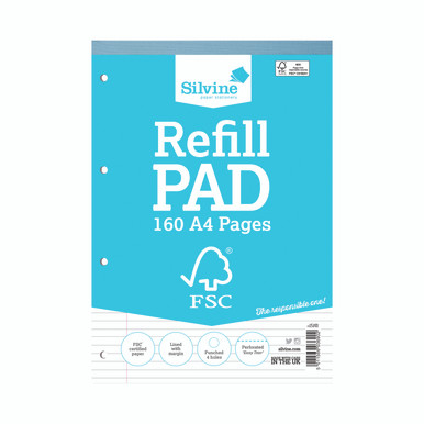 Silvine Everyday A4 Rfl Pad PK5 - -