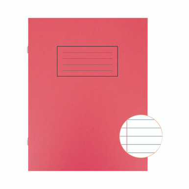 Silvine 9X7 Exer Books R/M Red PK10 - -