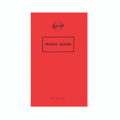 Silvine Memo Book 159X95MM Red PK24 - -