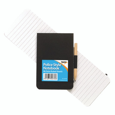 Tiger Police Notebook W Pencil 12PK - -