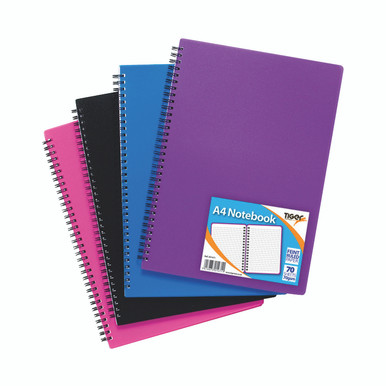 Sundry A4 Wiro PP Notebk 140 Pg PK5 - -