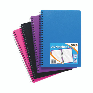 Sundry A5 Wiro PP Notebk 140 Pg PK5 - -