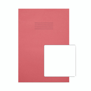 Rhino A4 Ex Book Plain Pink PK50 - -
