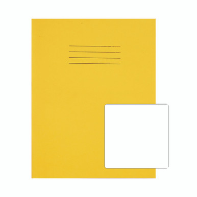Rhino 9X7 Ex Book Plain Yellow PK100 - -