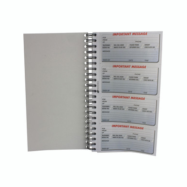 Q Connect Telephone Message Book 400 - -