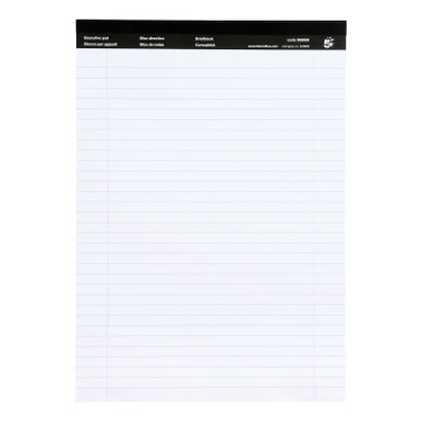 Executive Pad Rld 100PG A4 WHT PK10 - -
