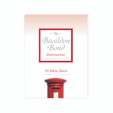 Basildon Small Writing Pad WHT PK10 - -