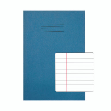 Exercise Book A4+ 8MM Rld Lblu PK50 - -