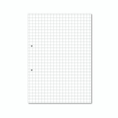 Llef Paper 10MM Sq Pchd 2HL A4 PK5 - -
