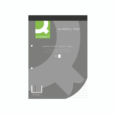 Q-Connect Feint Refill Pad A4 PK10 - -