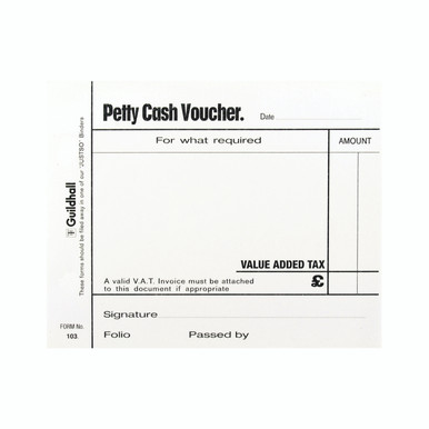 Guildhall Petty Cash Pad PK5 - -